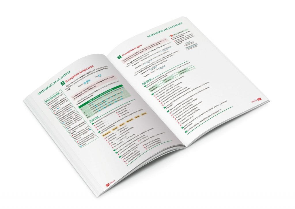 Maquetacion de libros escolares, libro del alumno