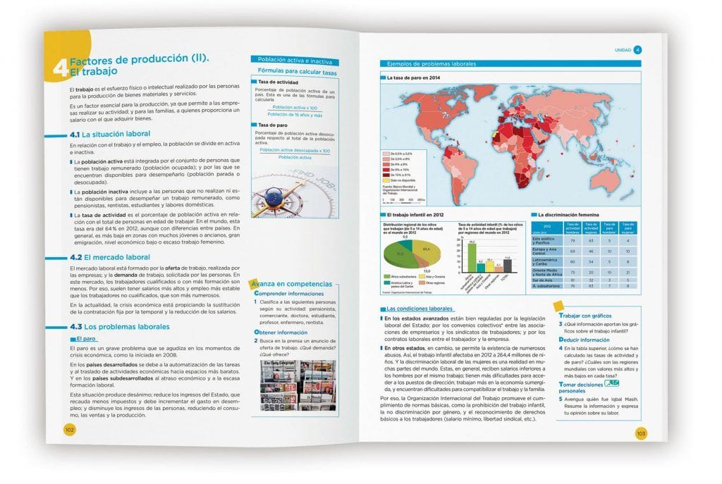 Maquetacion de libros escolares