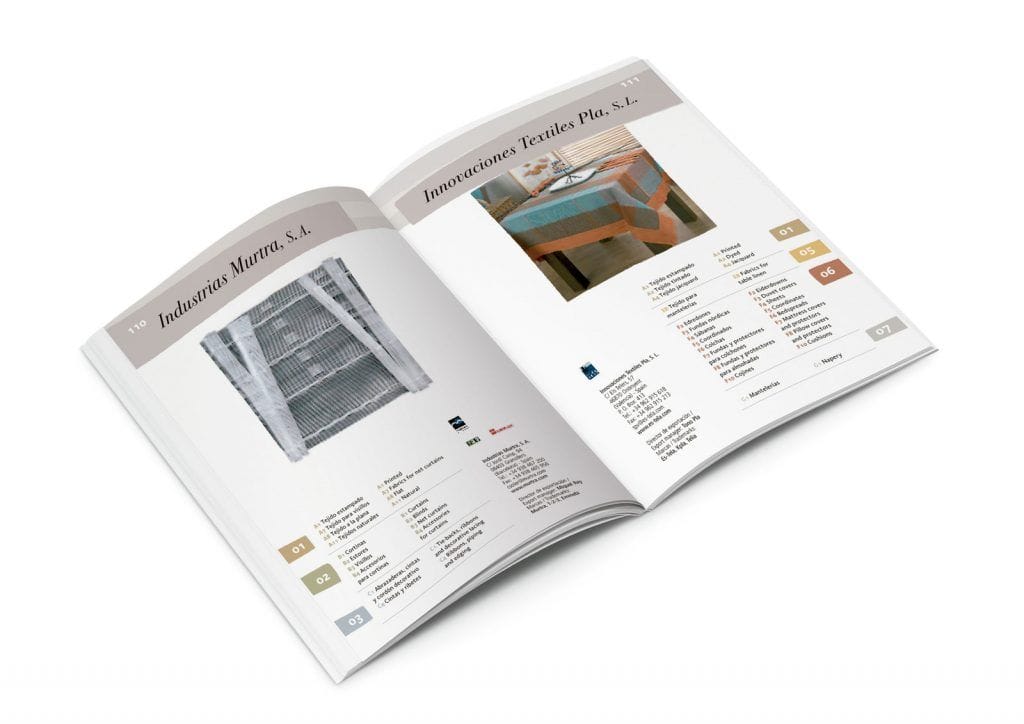 Maquetación de catálogos de producto para empresas